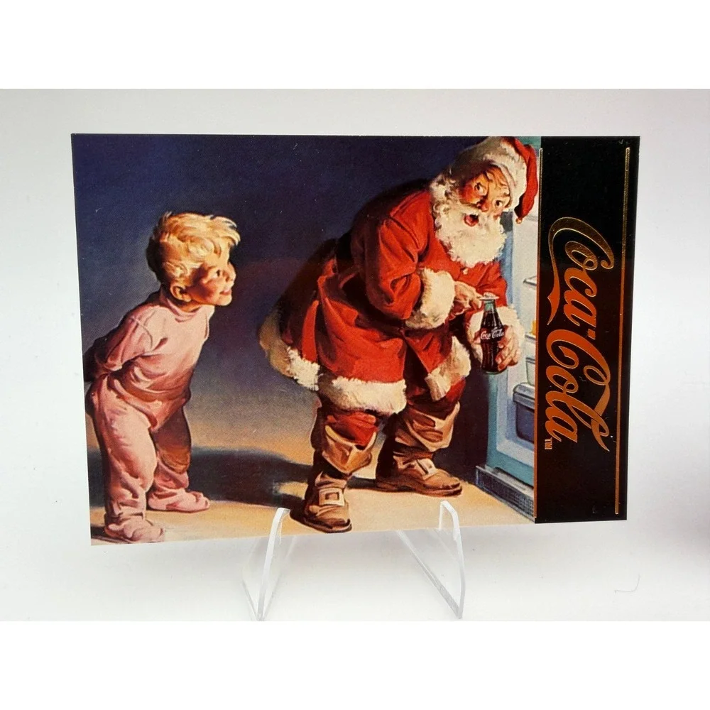 Coca-Cola Series 4 Haddon Sundblom Santa Trading Cards Lot of 3 S-33 S-34 S-40